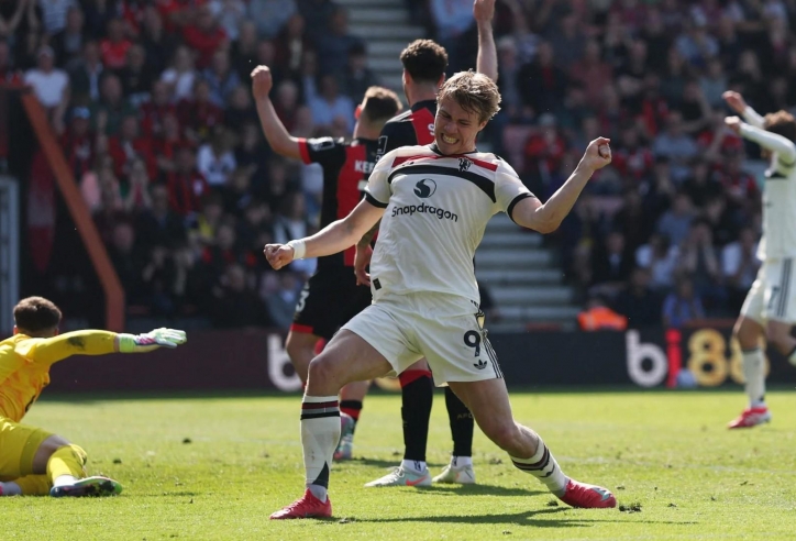 Chơi hơn người, MU hòa chật vật Bournemouth phút bù giờ