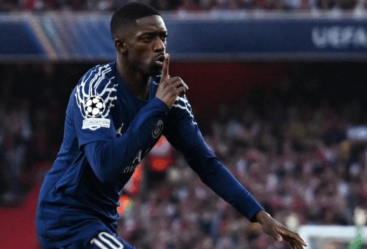 Dembele tỏa sáng, PSG đánh bại Arsenal ngay tại Emirates
