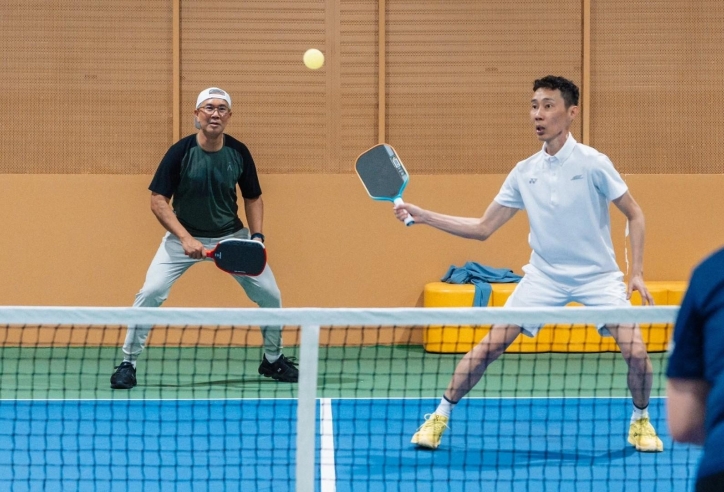 Huyền thoại cầu lông Lee Chong Wei bất ngờ tái xuất với pickleball