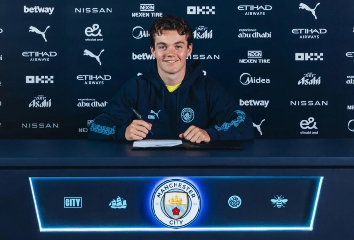 Man City công bố bom tấn thứ 5, mệnh danh 'Martin Odegaard mới'