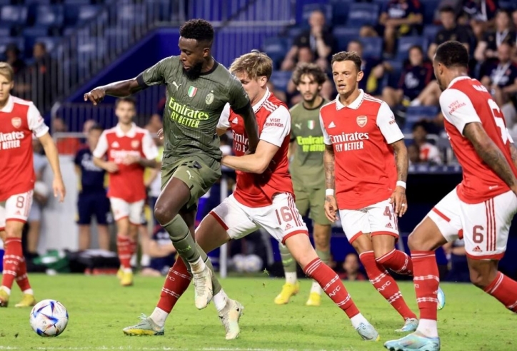 Trực tiếp Arsenal 0-0 AC Milan: Đôi công từ đầu