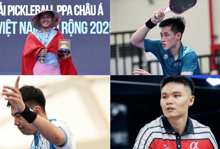 4 ngôi sao pickleball đơn nam Việt Nam hiện tại