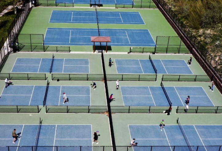 Hơn 26.000 sân pickleball ngoài trời phủ sóng khắp nước Mỹ