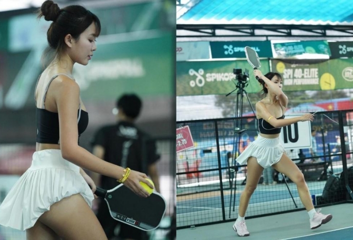 Tranh cãi nảy lửa vì chiếc váy siêu ngắn trên sân pickleball