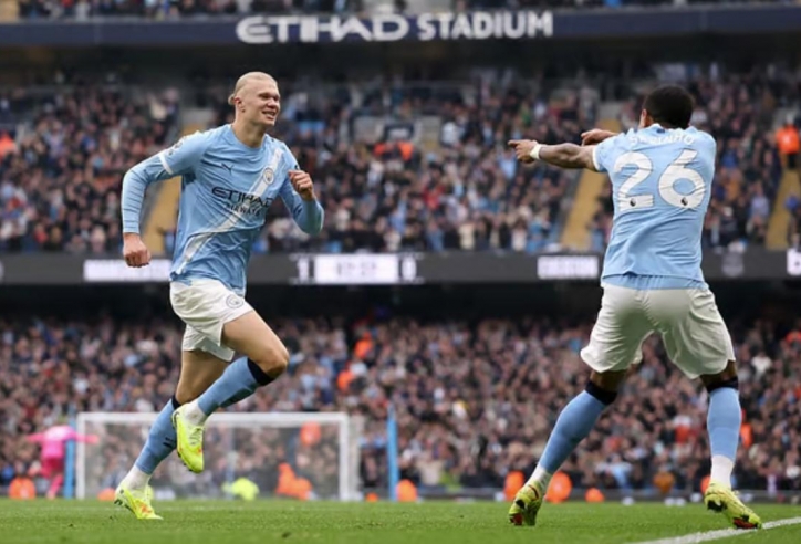 Haaland không thể ngăn cản, Everton gục ngã trước sức mạnh của Man City