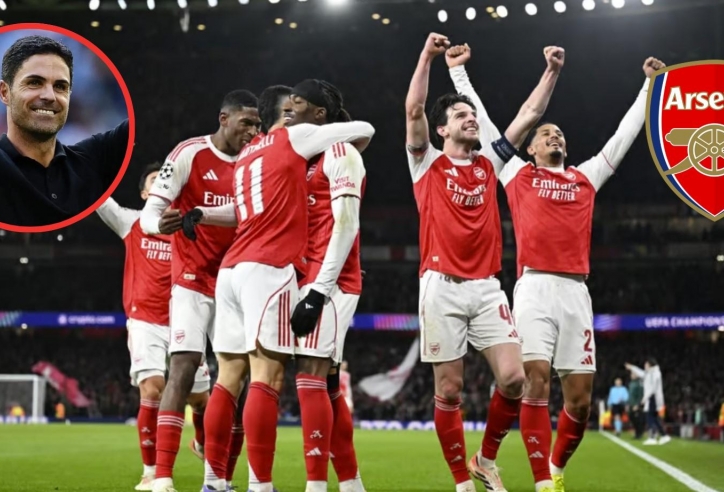 HLV Arteta: 'Arsenal đã đánh bại đội mạnh nhất châu Âu'