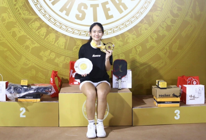 Tài năng 2008 tạo cơn địa chấn tại giải pickleball D-Joy Masters 2025