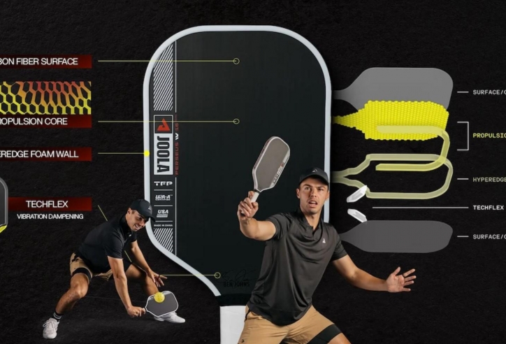 Review vợt JOOLA Perseus Pro IV: Tăng cường sức mạnh và xoáy bóng chỉ trong một cú đánh