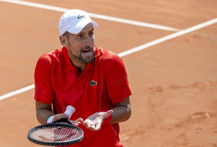 Djokovic thua sốc tay vợt kém hơn 40 bậc trước thềm Roland Garros 2024