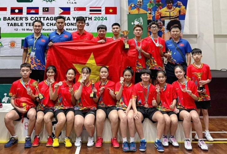 Bóng bàn trẻ Việt Nam chuẩn bị hành trình chinh phục Đông Nam Á