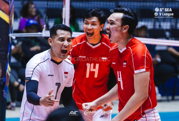 Indonesia thắng kịch tính trận mở màn chặng 2 SEA V.League