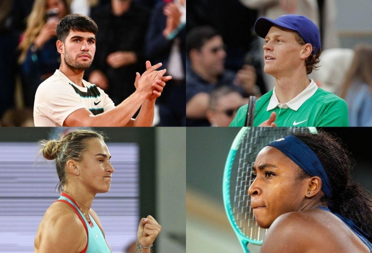 Xác định các tay vợt lọt chung kết Roland Garros 2025