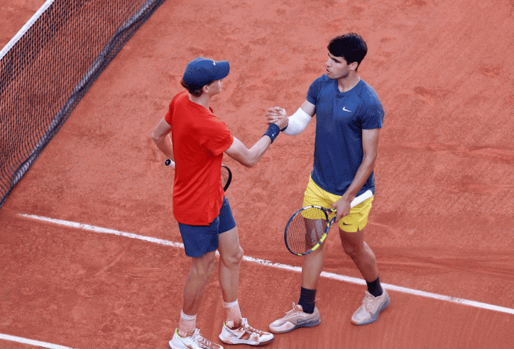 Lịch thi đấu tennis 8/6: Tâm điểm Alcaraz-Sinner chung kết Roland Garros 2025