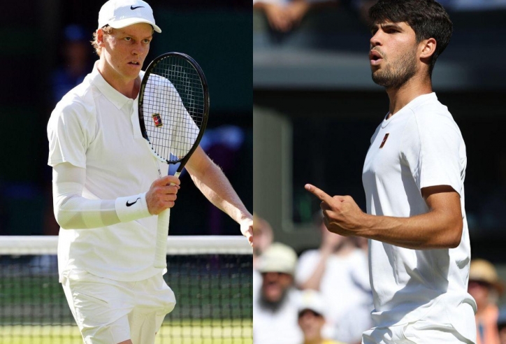 Trực tiếp tennis Jannik Sinner vs Carlos Alcaraz, 22h00 hôm nay 13/7