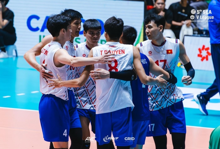 Bóng chuyền nam Việt Nam lên ngôi á quân chặng 2 SEA V.League 2025