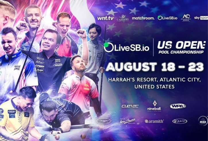 Xem trực tiếp billiards US Open 2025 ở đâu?