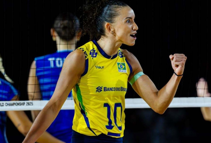 Bóng chuyền nữ Brazil thắng dễ trận ra quân giải VĐTG 2025
