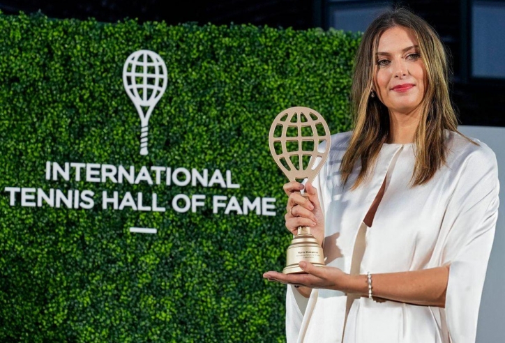 Maria Sharapova chính thức bước vào ngôi đền huyền thoại tennis thế giới