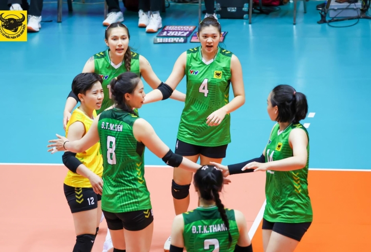 VTV Bình Điền Long An thắng trận thứ 2 liên tiếp ở SEALECT Volleyball Cup 2025