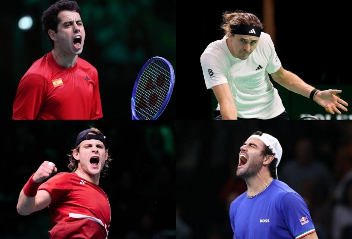 Xác định 4 đội tuyển lọt bán kết Davis Cup Finals 2025