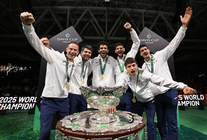 Ý năm thứ 3 liên tiếp vô địch Davis Cup