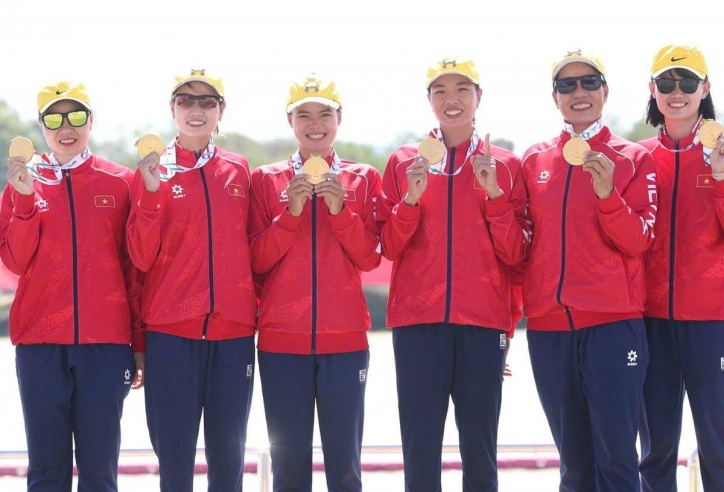 Giành 3 HCV trong 'phút chốc', rowing Việt Nam nhất toàn đoàn SEA Games 33