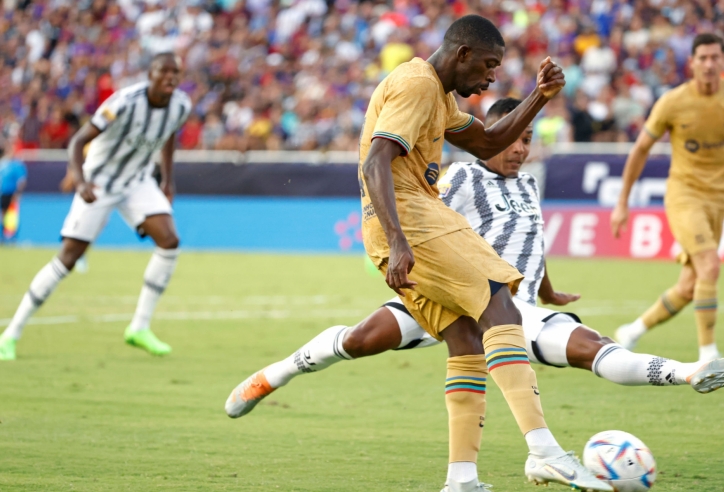 Dembele rực sáng, Barca vẫn đánh rơi chiến thắng đầy cay đắng
