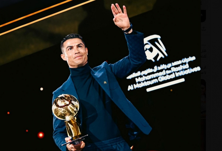 Ronaldo được công nhận là giỏi nhất thế giới khi tỏa sáng tại Quả bóng vàng Dubai