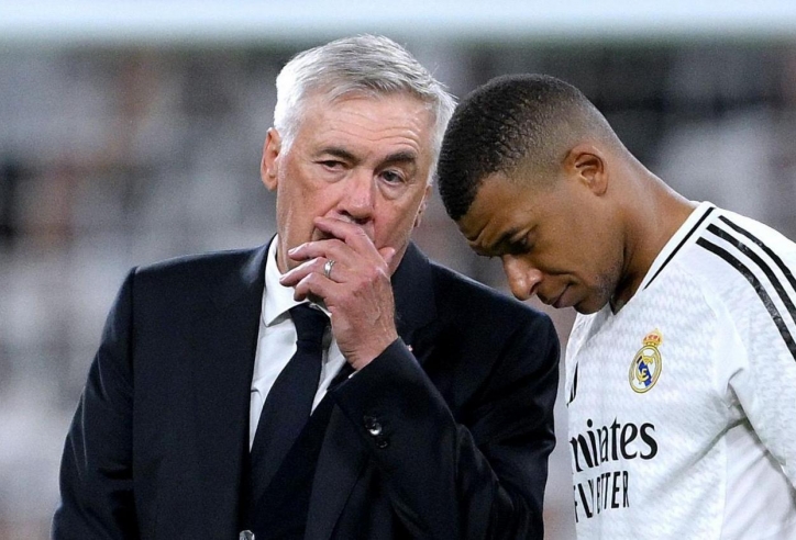 HLV Ancelotti thốt lên 1 điều về việc Mbappe bị cấm đá tứ kết C1