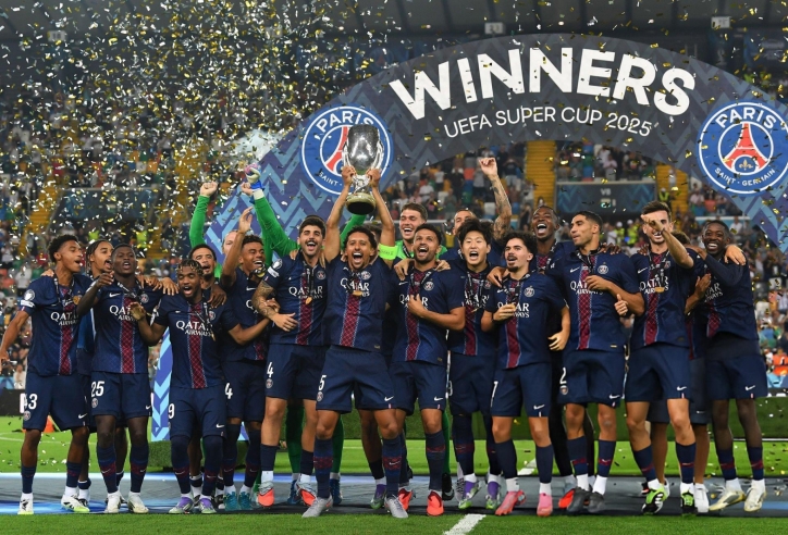 Đánh bại Tottenham, PSG vô địch Siêu cúp châu Âu 2025