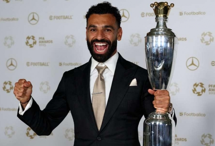 Mohamed Salah giành giải Cầu thủ xuất sắc nhất năm