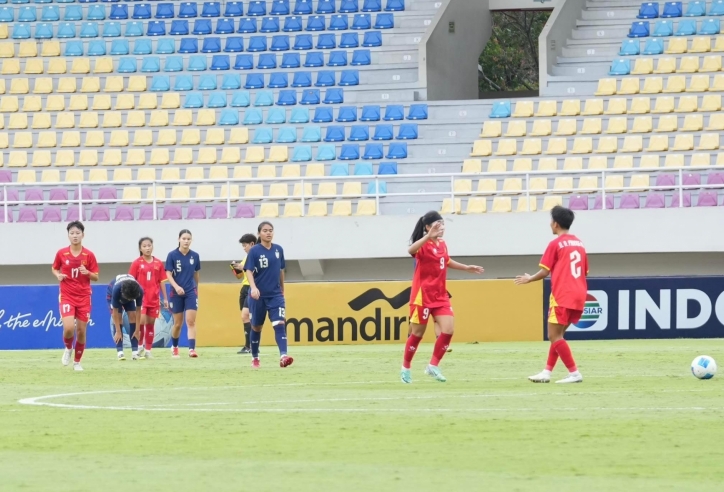Trực tiếp U16 nữ Việt Nam 1-3 U16 nữ Thái Lan: Bàn thua đáng tiếc