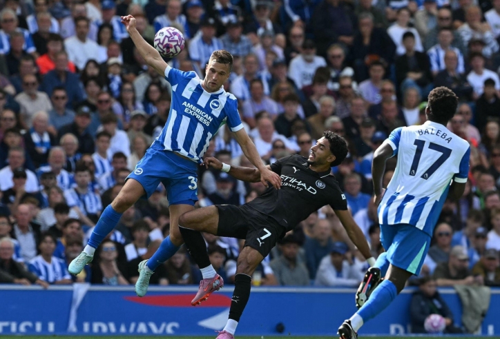 Trực tiếp Man City 1-0 Brighton: Haaland mở điểm