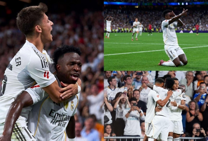 Vinicius Jr tỏa sáng, Real Madrid thắng nghẹt thở tại La Liga