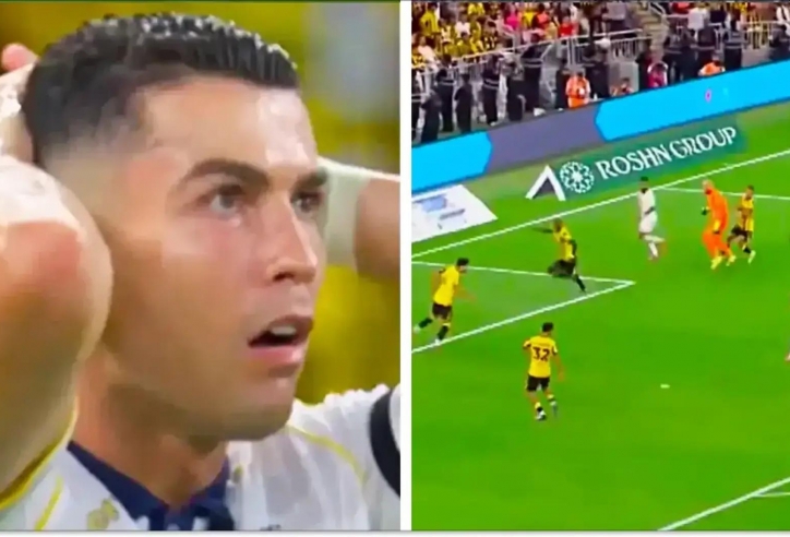 Ronaldo bỏ lỡ cơ hội không tưởng