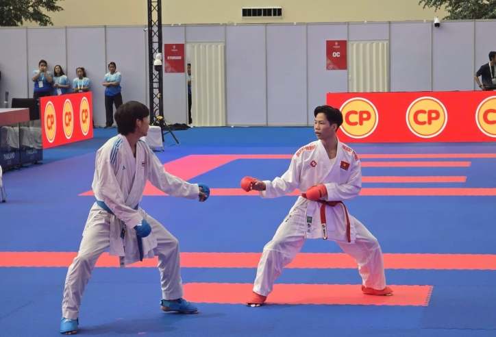 Thắng áp đảo Thái Lan, võ sĩ Việt Nam hiên ngang giành HCV SEA Games