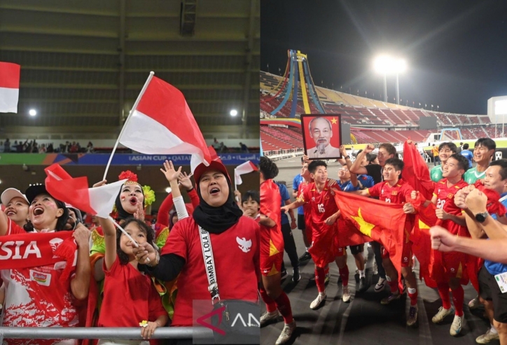 CĐV Indonesia 'ngã ngửa' trước cú ăn 3 lịch sử của Việt Nam