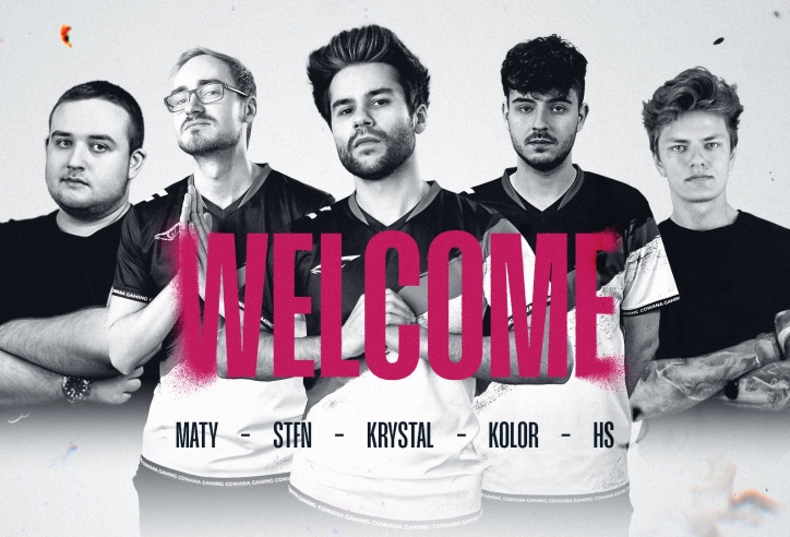 COWANA quay trở lại CSGO với ROSTER quốc tế sau ESL CONFERENCE