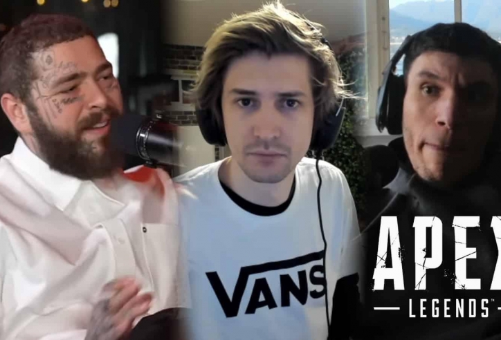Rapper Post Malone muốn chơi Apex Legends với xQc và Trainwreck