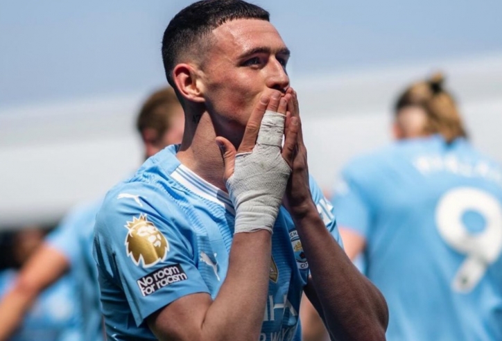 Foden lập kỷ lục vô tiền khoáng hậu tại Man City