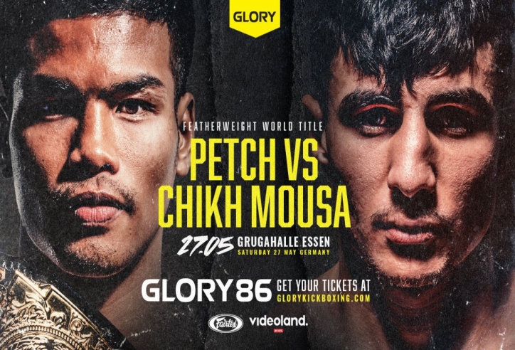 Kickboxing Glory: 8 cuộc đấu không khoan nhượng, Petch đấm gục Mousa giữ đai hạng lông