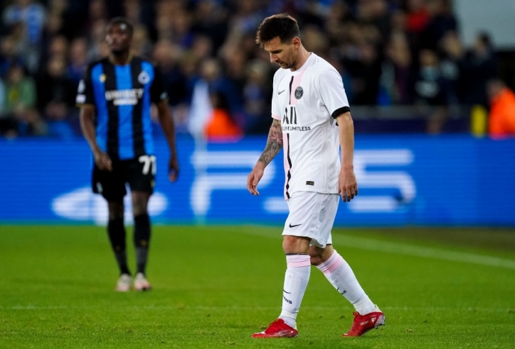 Thống kê tệ hại đến khó tin của Messi trước Brugge