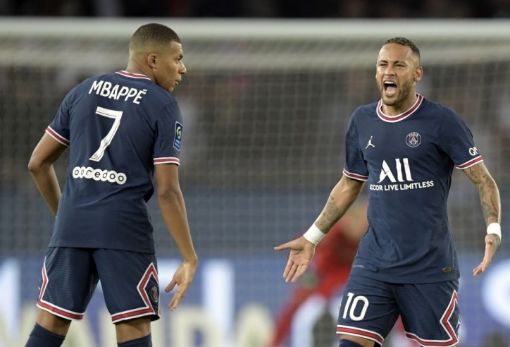 Mbappe xuất hiện mâu thuẫn với Neymar