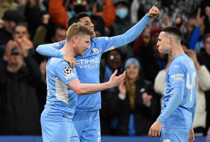 De Bruyne tỏa sáng, Man City khiến Atletico Madrid ôm hận