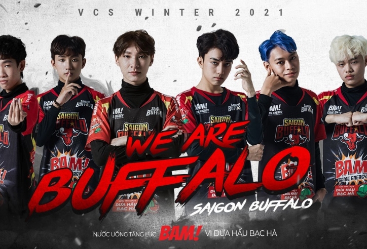 LMHT: Saigon Buffalo công bố đội hình tham dự VCS mùa Đông 2021