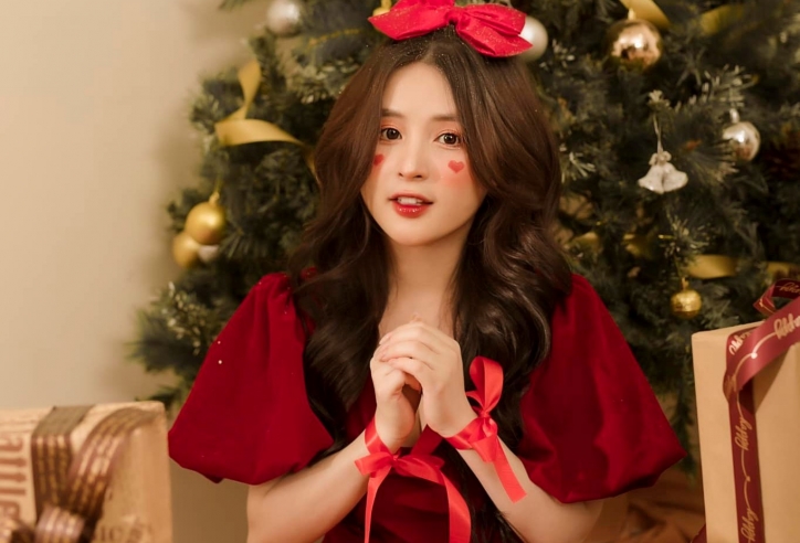 Nữ streamer người Tày cùng fan đón giáng sinh với một bộ ảnh lung linh