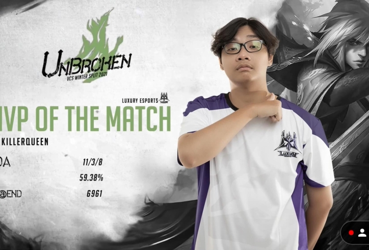 LX Killerqueen giành được danh hiệu MVP Vòng Bảng VCS Mùa Đông 2021