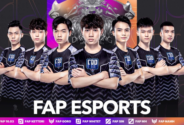 Đội hình chính thức của FAP Esports tại ĐTDV Mùa Xuân 2022