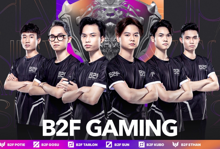 B2F Gaming công bố đội hình chính thức tham dự ĐTDV Mùa Xuân 2022