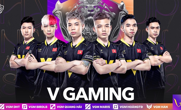 Đại bàng V Gaming giữ nguyên đội hình, sẵn sàng bay cao tại ĐTDV Mùa Xuân 2022